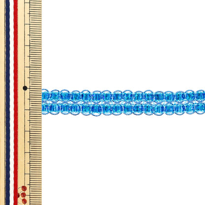 [Quantity starting from 5] HandicraftsTrim 『Glitter trim Approx. 1.5cm wide, light blue, color 25, 22021-25"