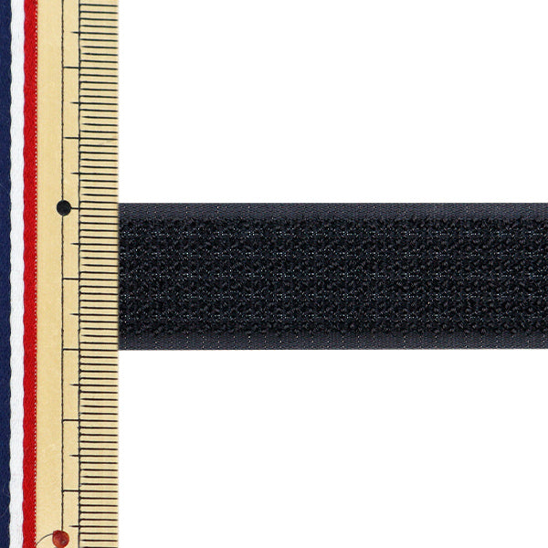 [Cantidad a partir de 5] cinta de velcro "Magia gratuita para costura, color 0002, negro, aproximadamente 2 cm de ancho, MF9820"