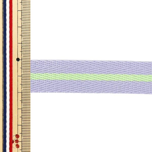 [Quantité à partir de 5] Ruban artisanal "Pastel Stripe Tape Largeur env. 20 mm 5ème couleur K252T-YAN1"