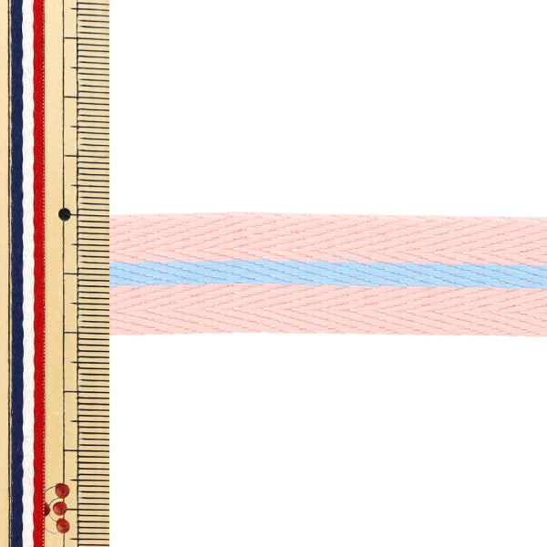 [Quantité à partir de 5] Ruban artisanal "Pastel Stripe Tape Largeur env. 20 mm 6ème couleur K252T-YAN1"