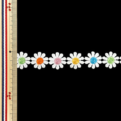 [Quantity from 5] HandicraftsTrim "floralRibbon3 2026 Approx. 20mm width Multicolor K253T-LACEP3”