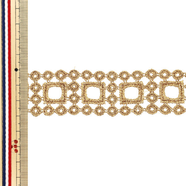 【数量5から】 手芸ブレード 『メタリックブレード 2026 幅約30mm 1番色 K261T-LACEP5』