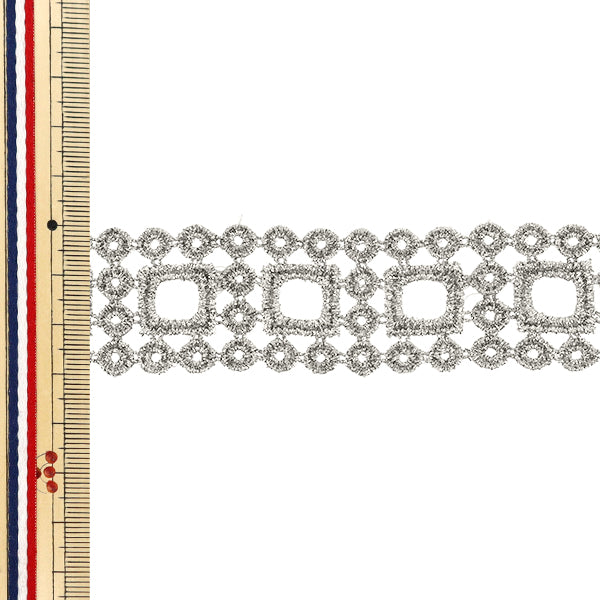 【数量5から】 手芸ブレード 『メタリックブレード 2026 幅約30mm 2番色 K261T-LACEP5』