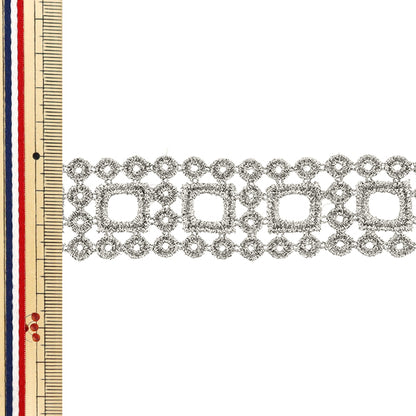 【数量5から】 手芸ブレード 『メタリックブレード 2026 幅約30mm 2番色 K261T-LACEP5』