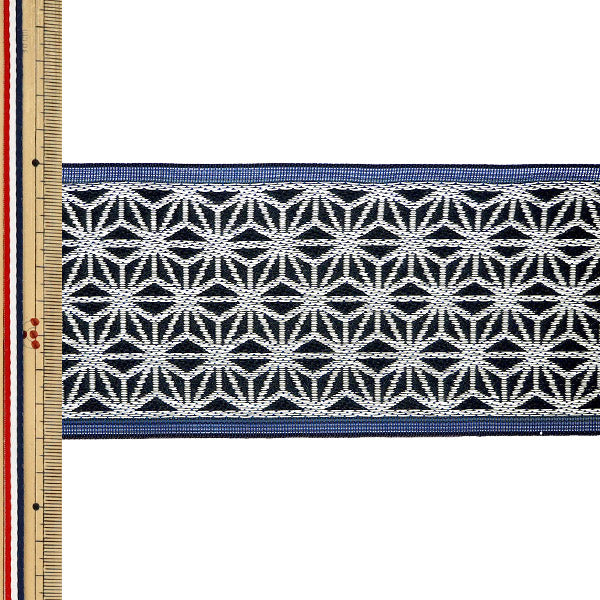[Menge ab 5] Bastelmaterialien "Tatami-Rand Hanfblatt 02 blau AAD003002“ Takada Orimono