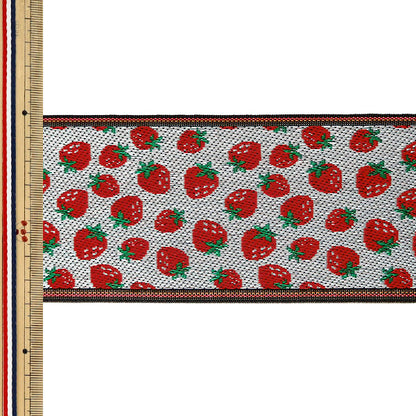 [Quantità da 5] Materiali per l'artigianato "Tatami Edge Fruit Fragola 01 AAH017001” Takada Orimono