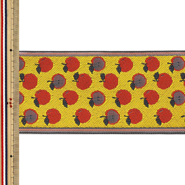 [Menge ab 5] Bastelmaterialien "Tatami Edge Fruit Apple 01 AAH017007“ Takada Orimono