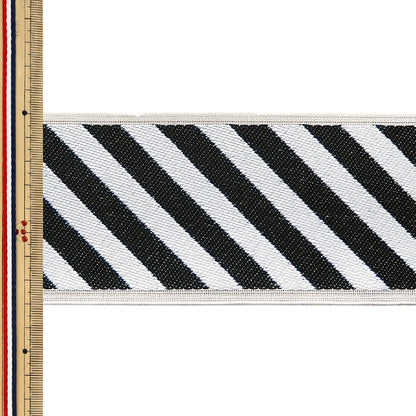 [Quantità da 5] Materiali per l'artigianato "Tatami Edge Outripe di Kiyoka Akamine Nero AAS002002” Takada Orimono