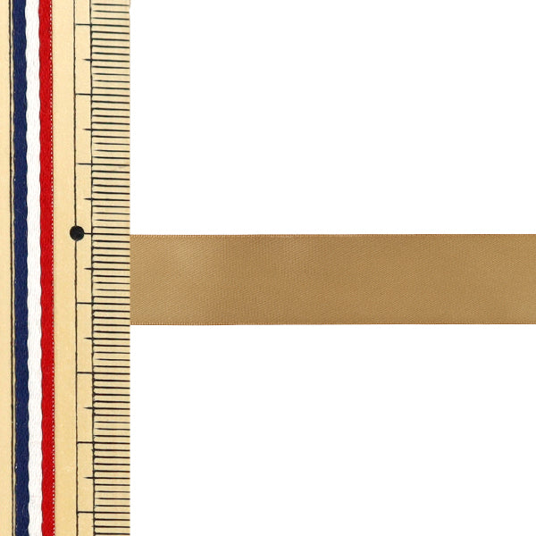 Farbband "1 Anti-verkaufter doppelseitiger SatinFarbband Breite ca. 13mm x ca. 10m Rolle „Kamel“