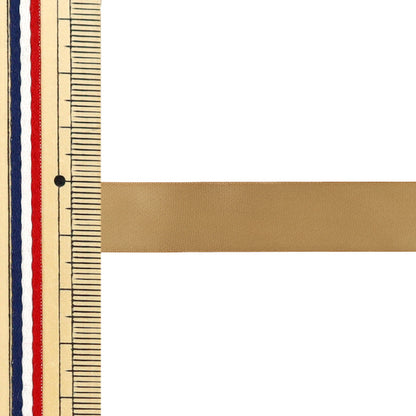 Farbband "1 Anti-verkaufter doppelseitiger SatinFarbband Breite ca. 13mm x ca. 10m Rolle „Kamel“
