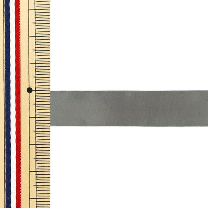 丝带 "1 防售双面缎丝带 宽度约。约 13 毫米 x 10m卷灰色''