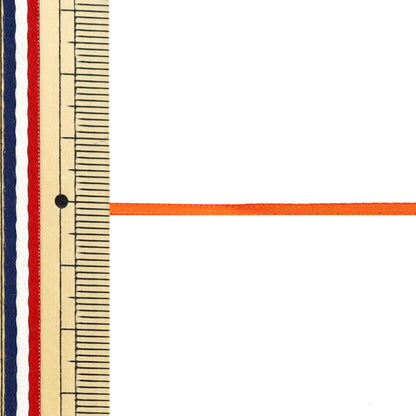 Ribbon "1 anti -sale double -sided satinRibbon Approximately 2mm width x about 10m volume orange "