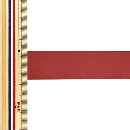 Ribbon "1 anti -sale double -sided satinRibbon Width 25mm x about 3m red "