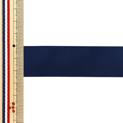Ribbon "1-seat SatinRibbon Approx. 25mm wide x approximately 3m rolls, dark blue