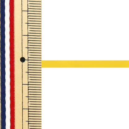 リボン 『1反売り 両面サテンリボン 幅約3mm×約10m巻 キイロ』