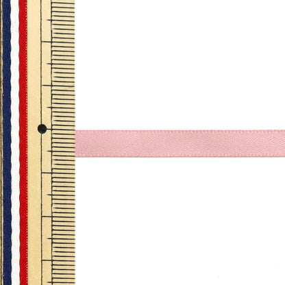 리본 "1 안티 알일 이중 -부드 새틴리본 약 6mm 폭 x 10m 롤링 핑크 시스템 "