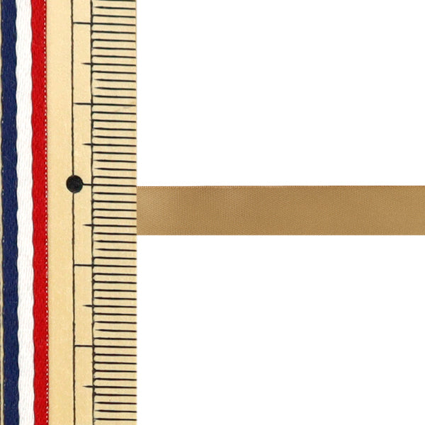 Farbband "1 Anti-verkaufter doppelseitiger SatinFarbband Breite ca. 6mm x ca. 10m Rolle „Kamel“