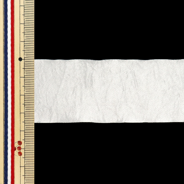 【数量5から】 リボン 『グロッシー 1番色 スノウ 幅約36mm 1403』 TOKYO RIBBON 東京リボン