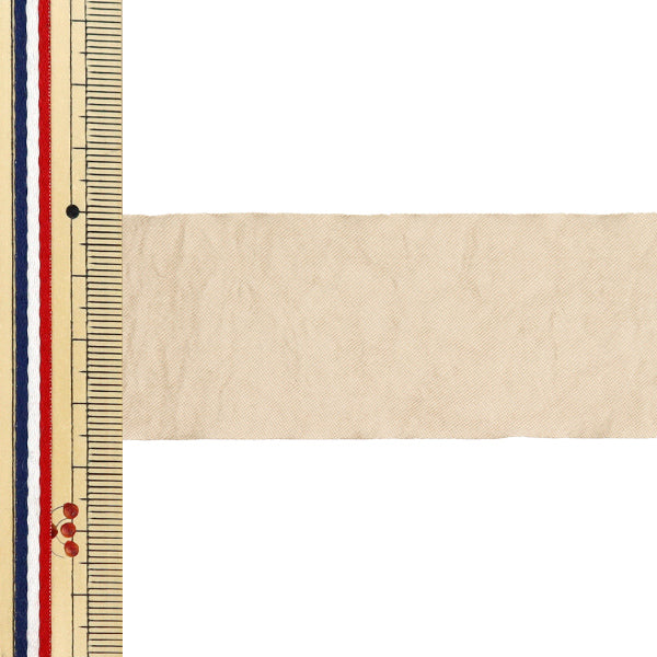 【数量5から】 リボン 『グロッシー 45番色 ピーチベージュ 幅約36mm 1403』 TOKYO RIBBON 東京リボン