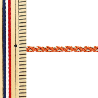 [Quantité à partir de 5] Cordon d'artisanat "Kindoku Genji String n ° 46 couleur, kakiiro, largeur environ 4 mm 45715" Ribbon Tokyo TokyoRuban