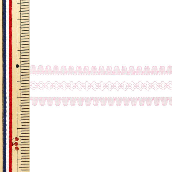 [Menge ab 5] Farbband "Daisy Lace Nr. 7, Baby Pink, Breite ca. 25mm 36700" Tokyo Ribbon TokyoFarbband