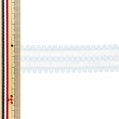 [Menge ab 5] Farbband "Daisy Lace Nr. 10 Farbe Aqua Breite ca. 25mm 36700" Tokyo Ribbon TokyoFarbband
