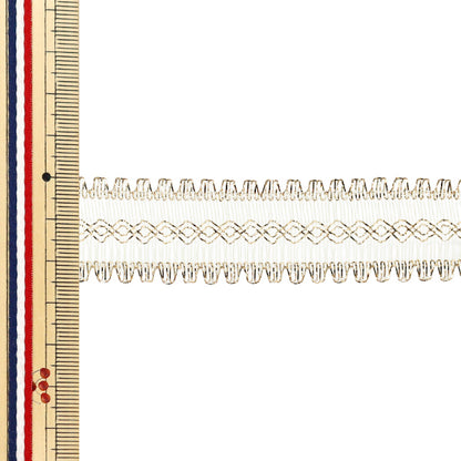 [Menge ab 5] Farbband Daisy Lace Nr. 43 Goldbreite ca. 25mm 36700" Tokyo Ribbon TokyoFarbband