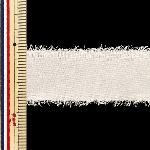 [Quantité à partir de 5] Ruban "Fredge Glow Ivory Largeur environ 40mm 50026" Ribbon Tokyo TokyoRuban