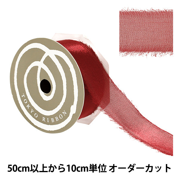[Quantità a partire da 5] Nastro "Larghezza rouge del bagliore di bordo circa 40 mm 50026" Tokyo Ribbon TokyoNastro