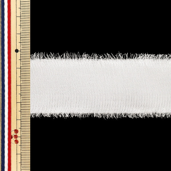 [Quantità a partire da 5] Nastro "Larghezza bianca bagliore di briciolo circa 40mm 50026" Tokyo Ribbon TokyoNastro