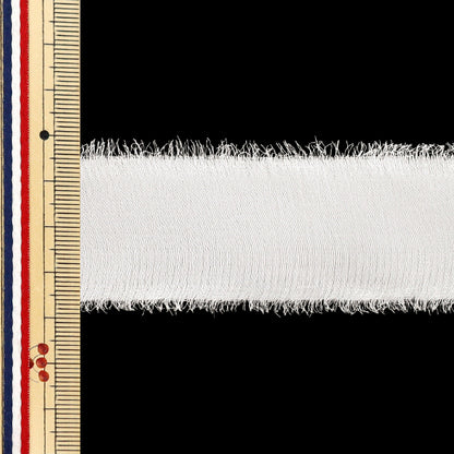 [Quantità a partire da 5] Nastro "Larghezza bianca bagliore di briciolo circa 40mm 50026" Tokyo Ribbon TokyoNastro