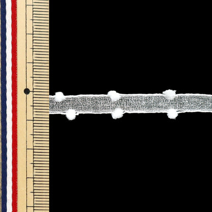 [Из количества 5] Лента "Organdy Puff 1 цвет шириной 1 см 0482" Aoyamaribbon AoyamaЛента