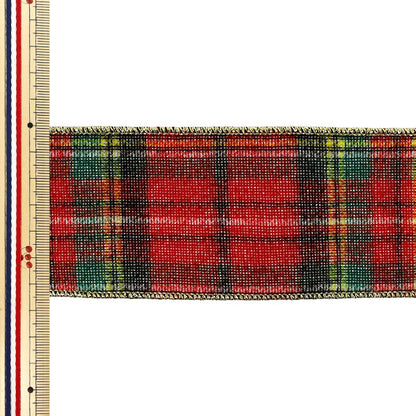 [Quantità da 5] Nastro "Tartan lanoso 2025 Larghezza circa 3,8 cm 16° colore 9372" AOYAMARIBBON AoyamaNastro
