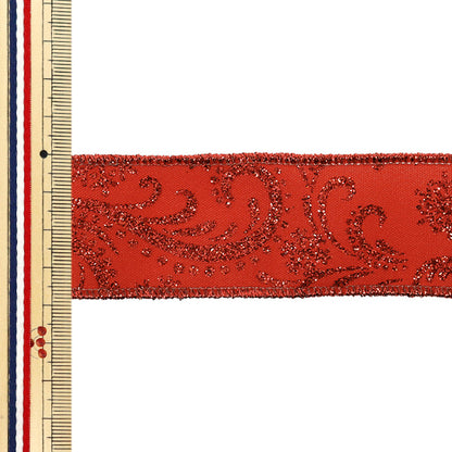 【数量5から】 リボン 『エンシェントフラワー 2025 約3.8cm幅 16番色 9384』 AOYAMARIBBON 青山リボン