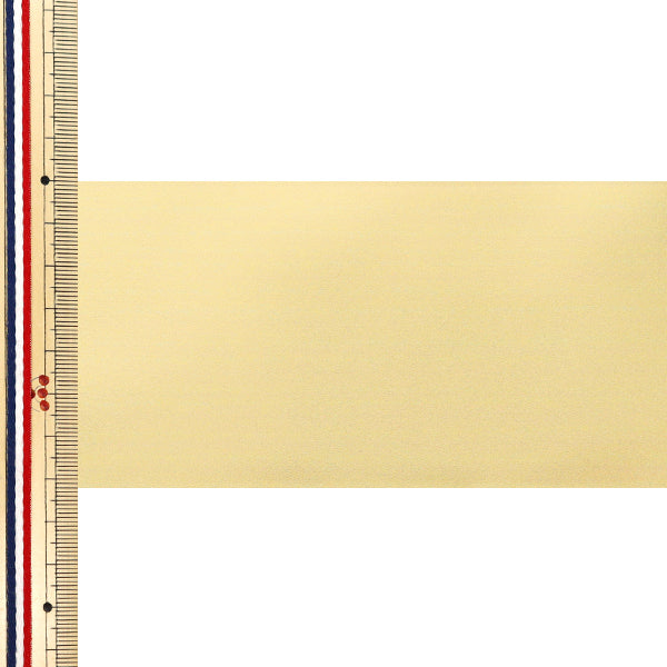 【数量5から】 リボン 『両面メタリックサテン 幅約72mm 4番色 1556』 AOYAMARIBBON 青山リボン