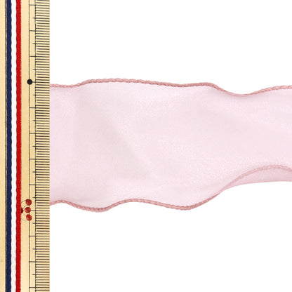 Лента "Лента Oganza, ширина 5 см x длина 2,5 м, розовый или 60" KIYOHARA