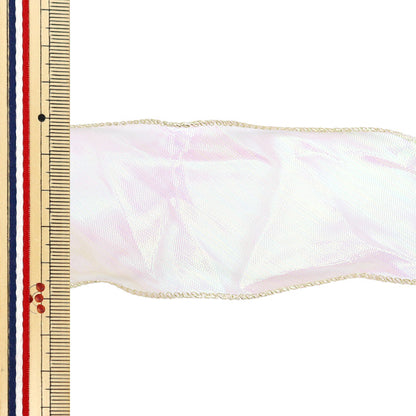 الشريط "Aurora urgonza Ribbon ، Gold Edge ، Width 5cm × الطول 2.3m ، USPink ، ORT-60G" KIYOHARA