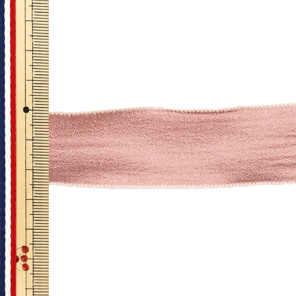 リボン 『シフォンリボン 約幅25mm×長さ2.5m ピンク YRC2501-25』