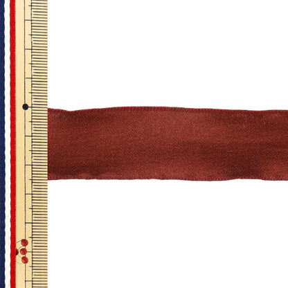 Nastro "chiffonNastro Ca. 25 mm di larghezza x 2,5 m di vino lungo YRC2501-25"