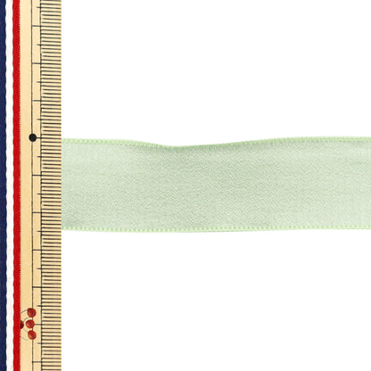 리본 "쉬폰리본 대략 폭 25mm x 2.5m 길이의 녹색 YRC2501-25"