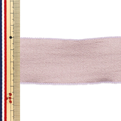 リボン 『シフォンリボン 約幅38mm×長さ2.5m ラベンダー YRC2501-38』