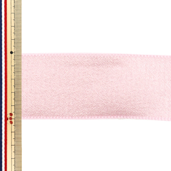 Ribbon "chiffonRibbon Approx. 50mm wide x 2.5m long Light pink YRC2501-50"