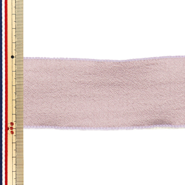 Ribbon "chiffonRibbon Approx. 50mm wide x 2.5m long Lavender YRC2501-50"