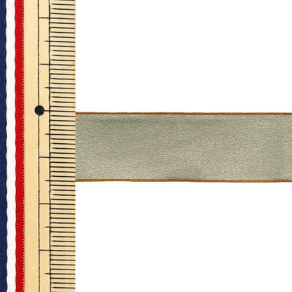 리본 "반짝이는 리본, 약 15mm 너비의 x 3m 길이, 카키 yrc2502-15"