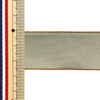 리본 "반짝이는 리본은 약 25mm 너비의 x 3m 길이 카키 yrc2502-25"