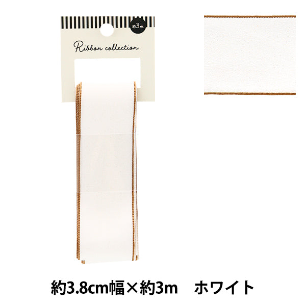 리본 "반짝이는 리본, 약 38mm 너비의 x 3m 길이, 흰색, yrc2502-38"