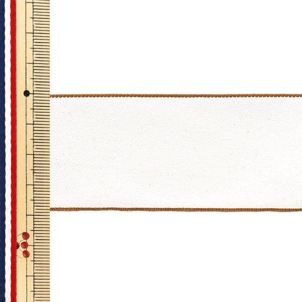 리본 "반짝이는 리본, 약 38mm 너비의 x 3m 길이, 흰색, yrc2502-38"