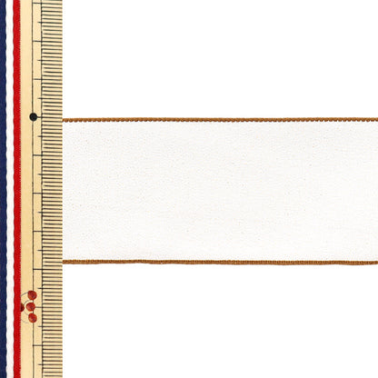 리본 "반짝이는 리본, 약 38mm 너비의 x 3m 길이, 흰색, yrc2502-38"