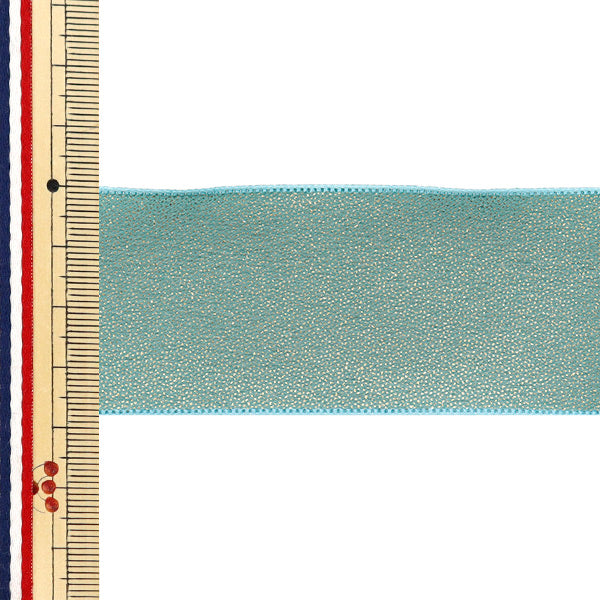 Ribbon "Shiny Ribbon Approx. 38mm wide x 3m long, Blue YRC2502-38"