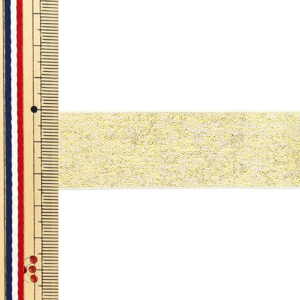 Cinta "metálicoCinta Aprox. 25 mm de ancho x 2m de largo oro amarillo YRC2503-25"